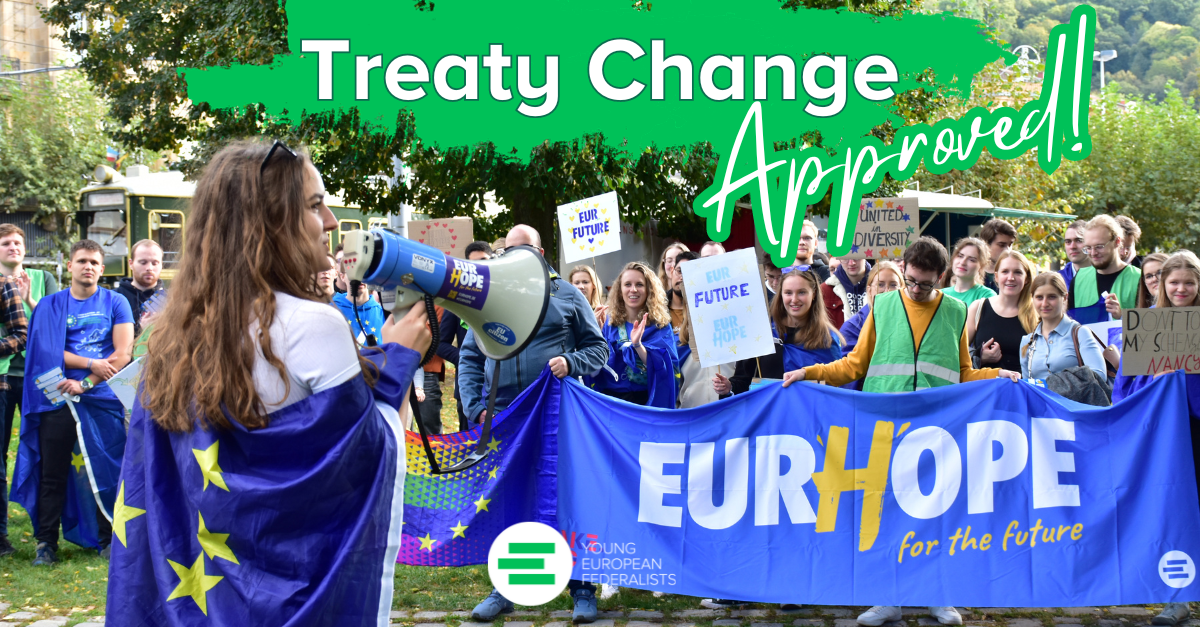 Press Statement | Treat the EU with Treaty Reform! - JEF Europe